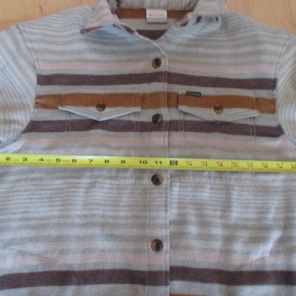 Columbia Heavy flannel shacket Womens large - Picture 6 of 9